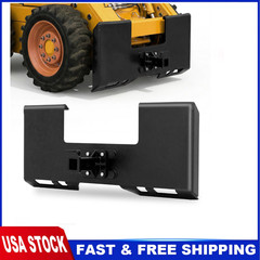 3/8″ Thick Skid Steer Mount Plate Quick Attachment w/2″ Removable Hitch Receiver