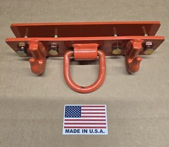 JD John Deere, Kubota Compact Tractor Bolt on Chain Hooks, D Rings