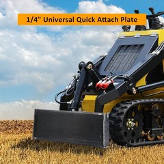 1/4″ Steel Quick Tach Mount Plate Mini Skid Steer for Toro Dingo Ditch Witch US