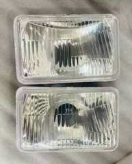 Suitable For John Deere Front Glass Headlight Lamp Beam Assy 2 Unit 100 X 155 Mm