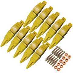 119-3204 CAT Style J200 Backhoe Bucket Shank & 1U3202TL Bucket Teeth w/ Pins -10