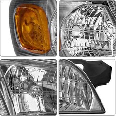 Halogen Headlight Assembly 4pcs for 1997-2005 Venture Silhouette