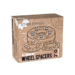 Stancemagic 25Mm 1 Inch Hubcentric 5X114.3 Wheel Spacers 64.1Mm Bore 12X1.5