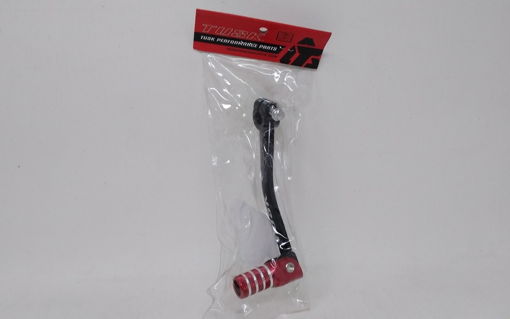 Tusk Folding Shift Lever Black/Red Tip 1030850085 for YAMAHA