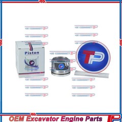 TP AU-4LE2X Tier4 Piston Kit with Ring for Isuzu Excavator Engine Parts
