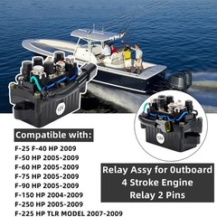 Relay Assy 63P-81950-00-00 Tilt Trim 4 Stroke Outboard Engine Compatible with Ya