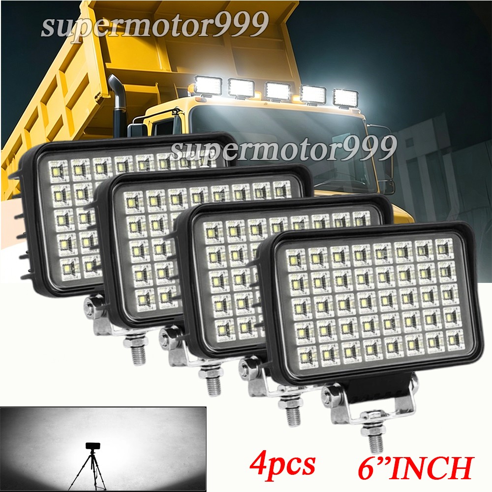 LED Work Lights 12v Flood Lamp pods fit Truck, Tractor ,Boat, UTV ,ATV Lighting