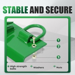 Bolt on Grab Hooks D Rings For John Deere Compact Tractor 1025R 2032R 3320 2520