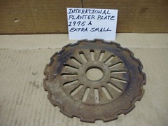 International Used Cast Iron Planter Seed Plate, Sold By the Piece