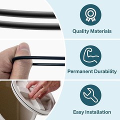 12-Inch Replacement O-Rings for Gamma Seal Buckets – Pack of 2