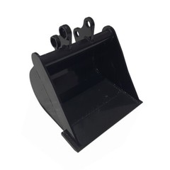 AGT 15in Toothless Bucket without Tooth For 1ton 2ton Mini Excavator Attachment
