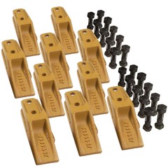 6684447 Cat Skid Steer Bucket Unitooth Trenching Bucket Teeth with Hardware10PK