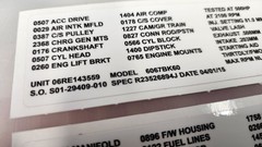 1999 12.7 Detroit Diesel Series 60 Engine Sticker For Offroad Use Only