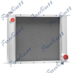 4ROW Aluminum Radiator For International Case IH 40XT Skid Steer Loader 386918A2