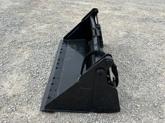 CAT 72″ 4-IN-1 Multi Purpose Smooth Bucket Attachment Skid Steer Quick Attach