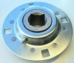 Premium 4-Bolt Flange Bearing Unit 1-1/8″ Square Bore Unverferth# 902714 74006
