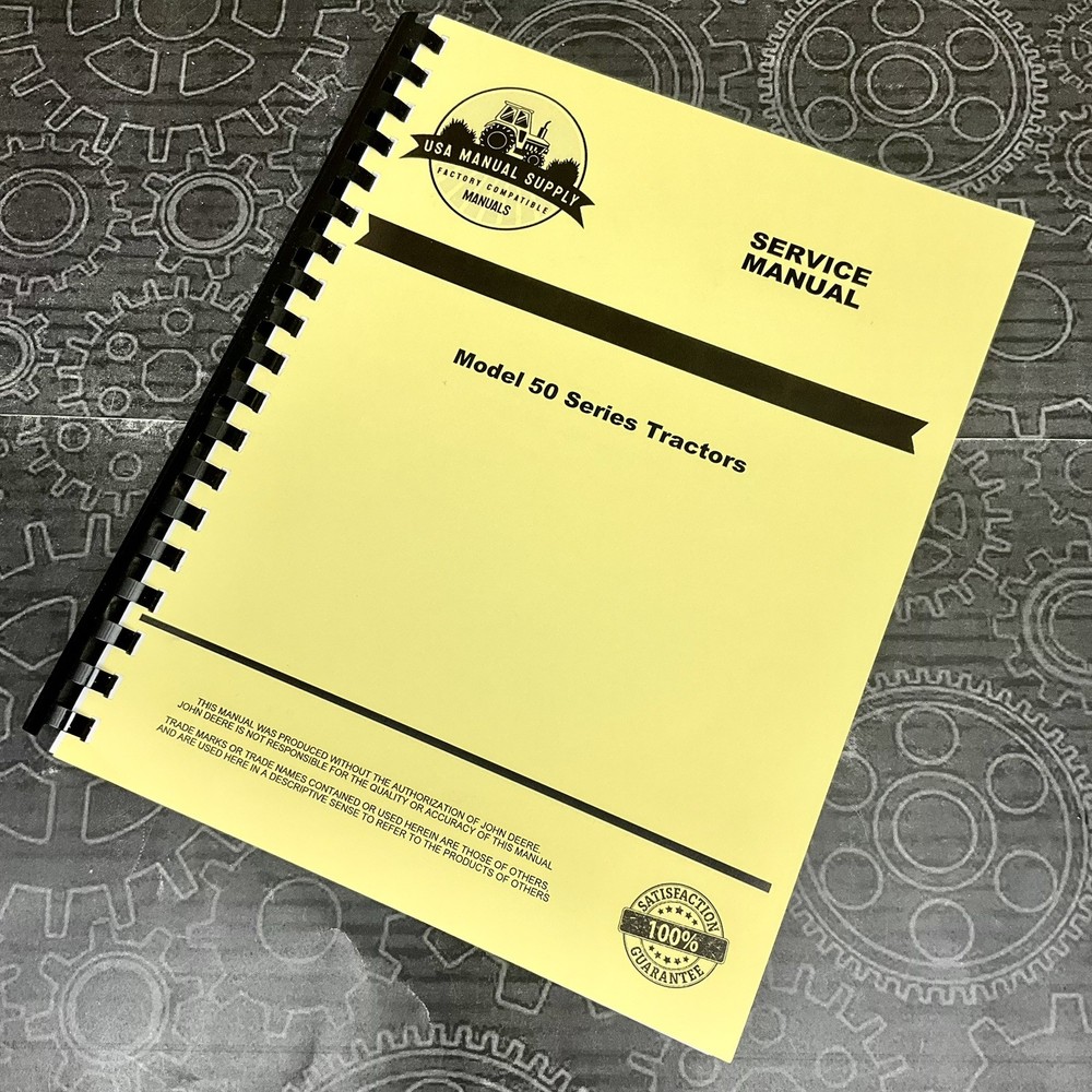 Parts Manual fits John Deere 50 Series Tractors Schematics Assembly Catalog Book