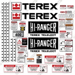 Fits TEREX TL41M Decal Kit Hi-Ranger Telescopic Aerial Device – 7 YEAR 3M VINYL!