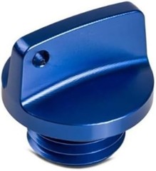 Universal Motorcycle Engine Oil Filler Cap Screw Cover Plug Gray w Color: Blue