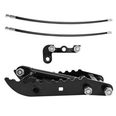 Universal Hydraulic Thumb Clip for Mini Excavator 3-Hole Arm TYPH-2008 25mm 3Ton