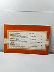 1976 Toyota Corolla Owner’s Manual Gasoline Oil Tire Pressure Transmission