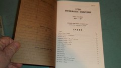 CAT CATERPILLAR 173B HYDRAULIC CONTROL PARTS BOOK MANUAL S/N 28A1-UP